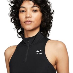 Nike Black High-Neck Sleeveless Top